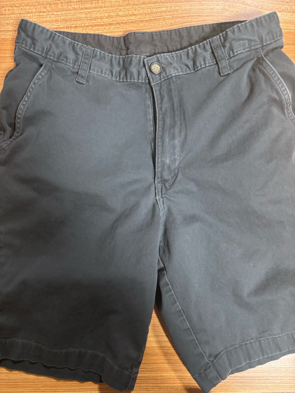 Dad shorts not slim fit and knee length